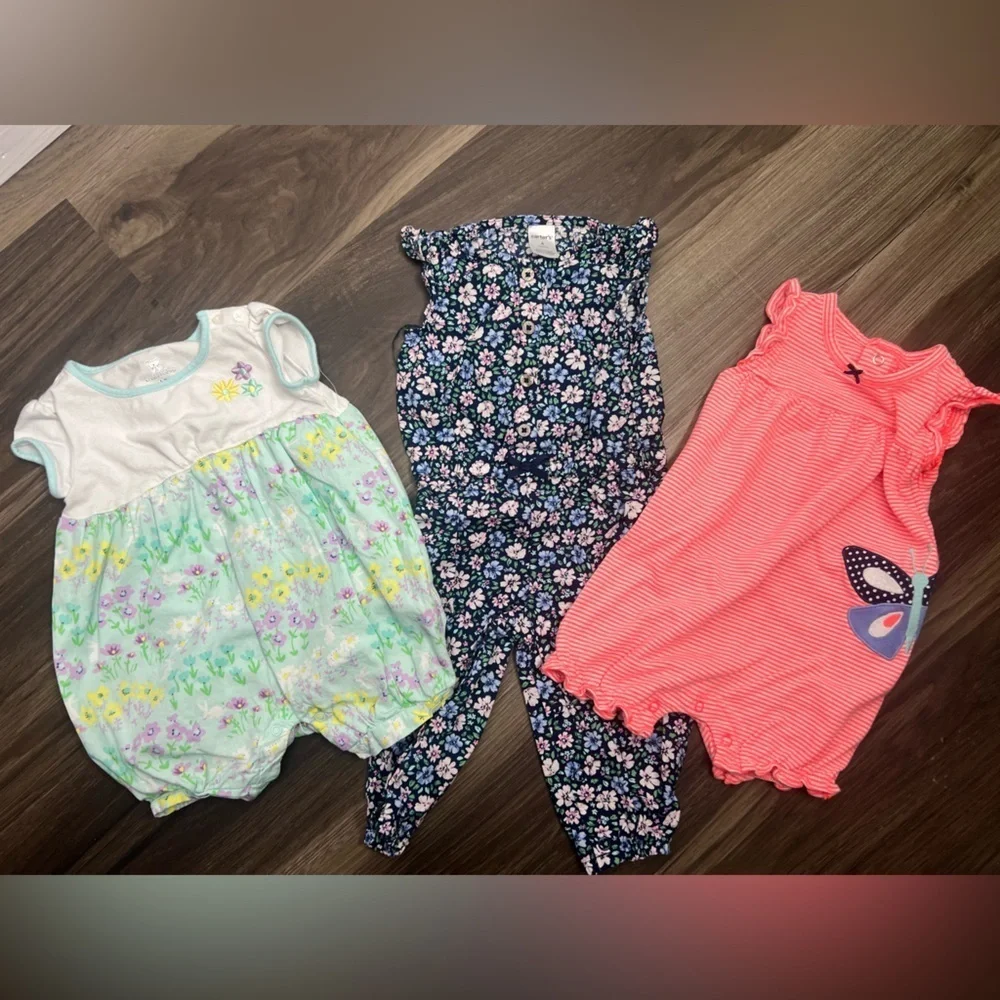 Three Piece Baby Girl Lot Size 6 Months